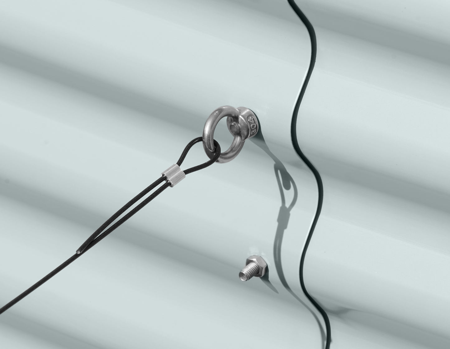 Hochbeet "Welle" Ecke 240 x 160 x 82 cm Anthrazit