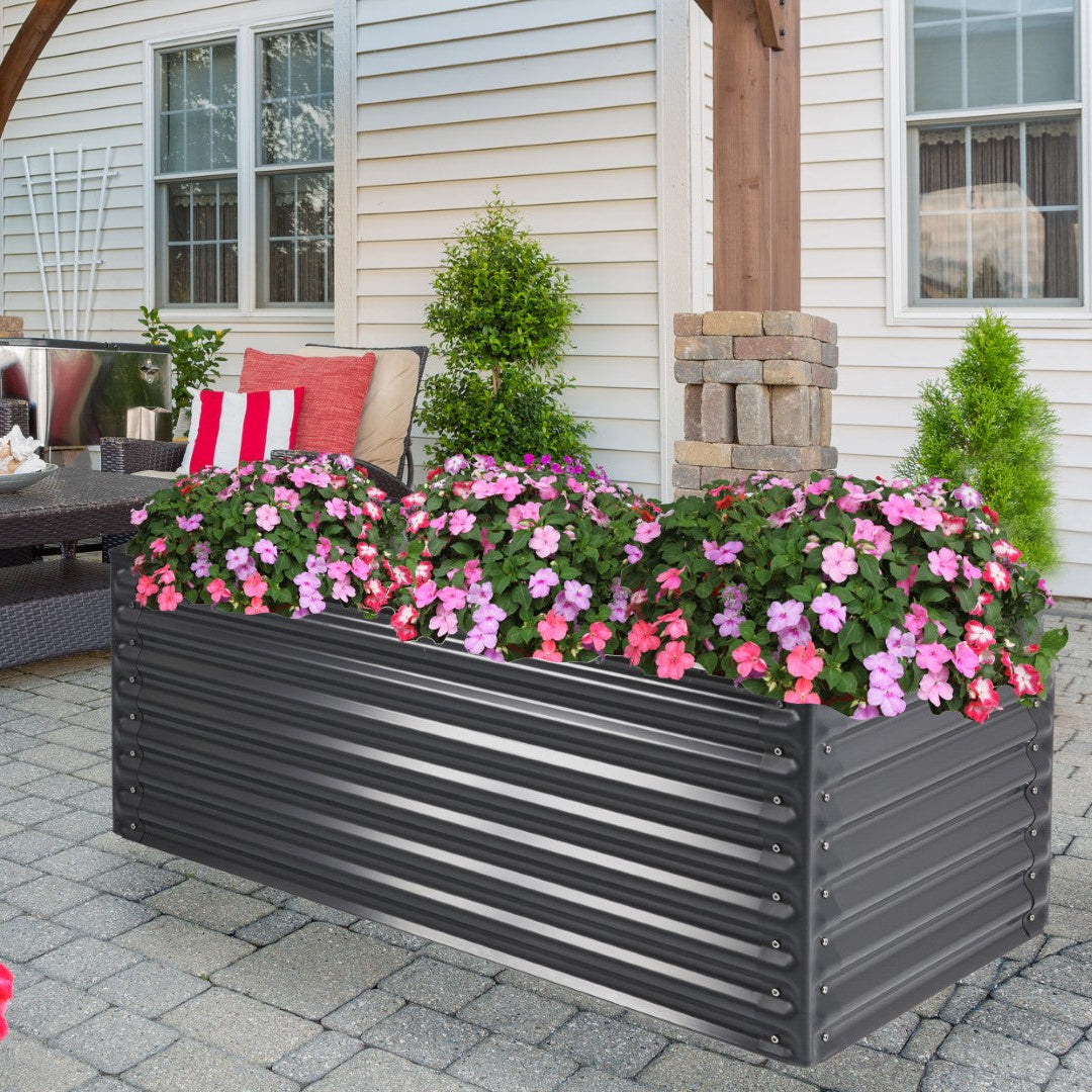 Pflanzkasten "Welle" rechteckig 150 x 60 x 60 cm