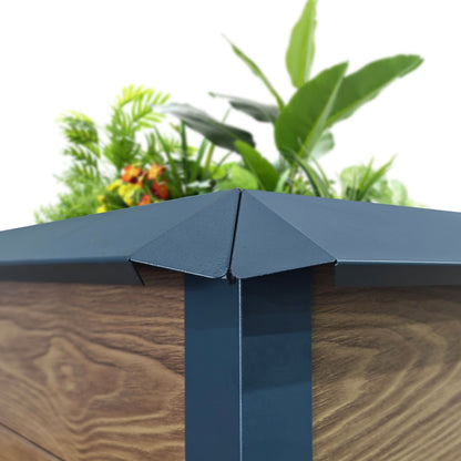 Komplett-Set Hochbeet in Holzoptik 173 x 93 x 76 cm & Regadio Bewässerungssystem