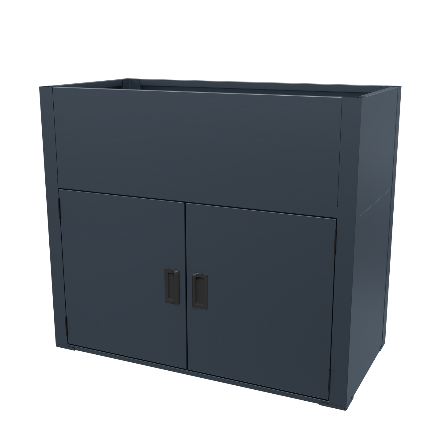 2 in 1 - Hochbeet mit Schrank 143 x 83 x 86 cm