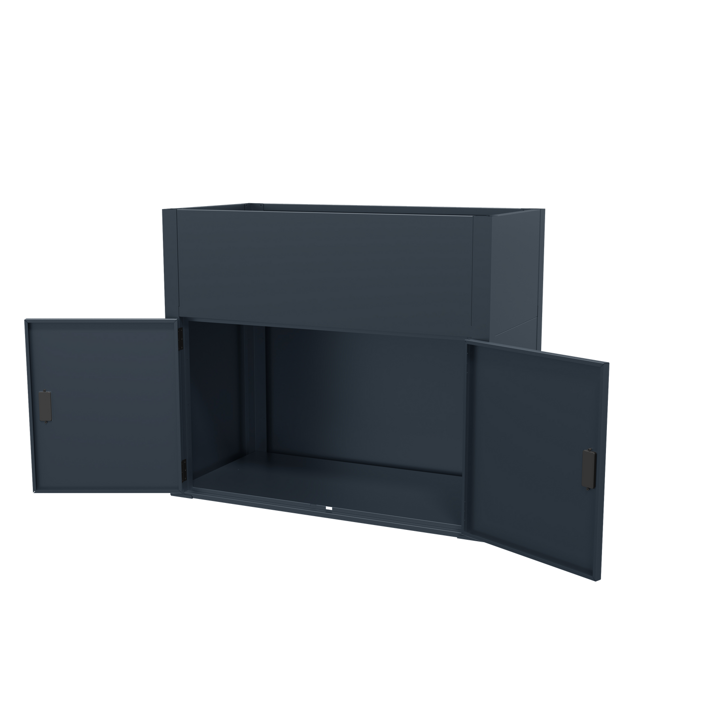 2 in 1 - Hochbeet mit Schrank 143 x 83 x 86 cm