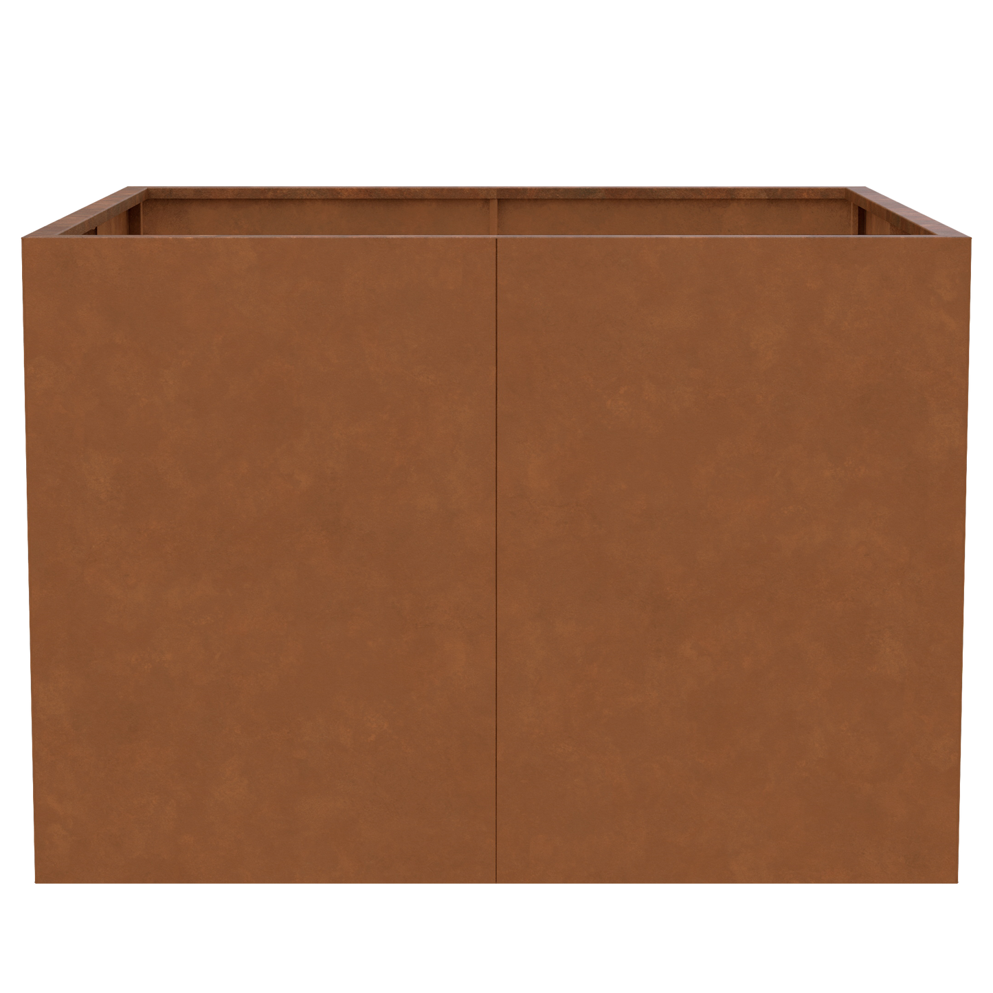 Hochbeet Cortenstahl 100 x 100 x 70 cm