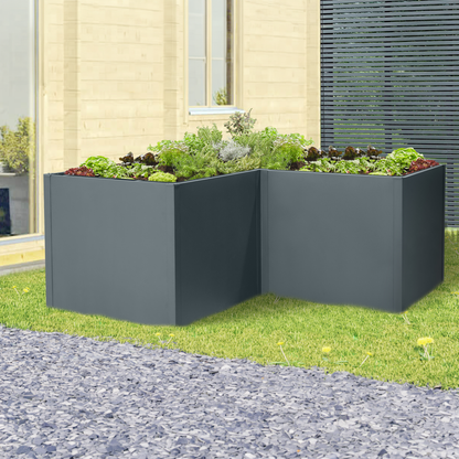 Hochbeet Twin-Wall Ecke 180 x 180 x 76 cm